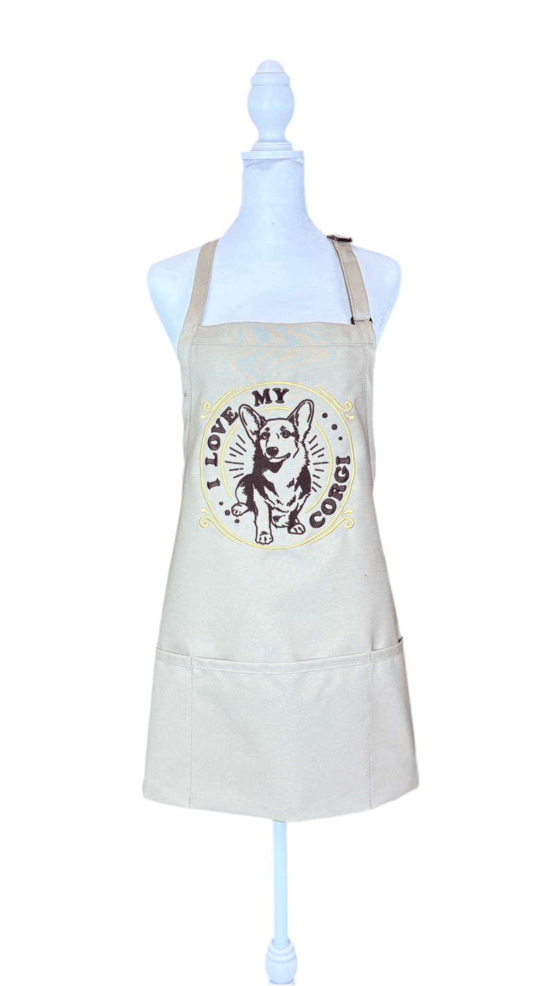 {{product_title}} – {{color}} embroidered kitchen apron