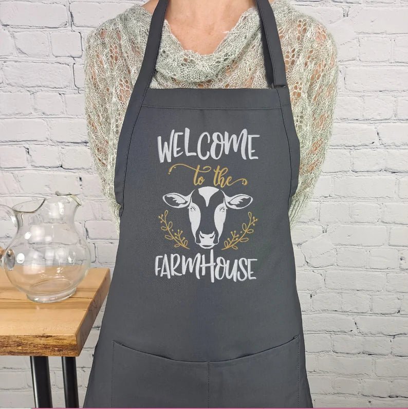 {{product_title}} – {{color}} embroidered kitchen apron