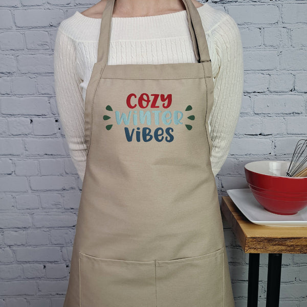 {{product_title}} – {{color}} embroidered kitchen apron