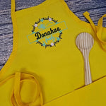 {{product_title}} – {{color}} embroidered kitchen apron