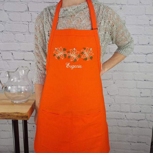 {{product_title}} – {{color}} embroidered kitchen apron