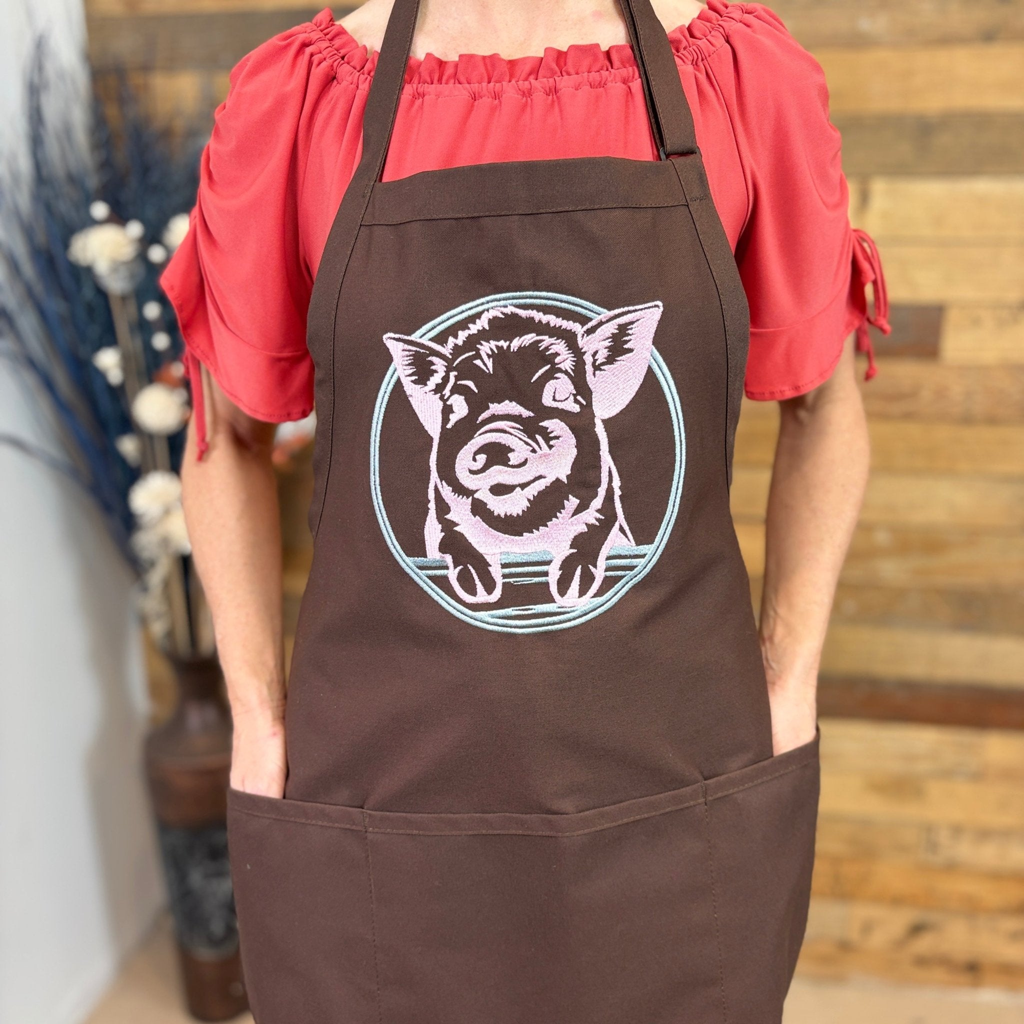 {{product_title}} – {{color}} embroidered kitchen apron