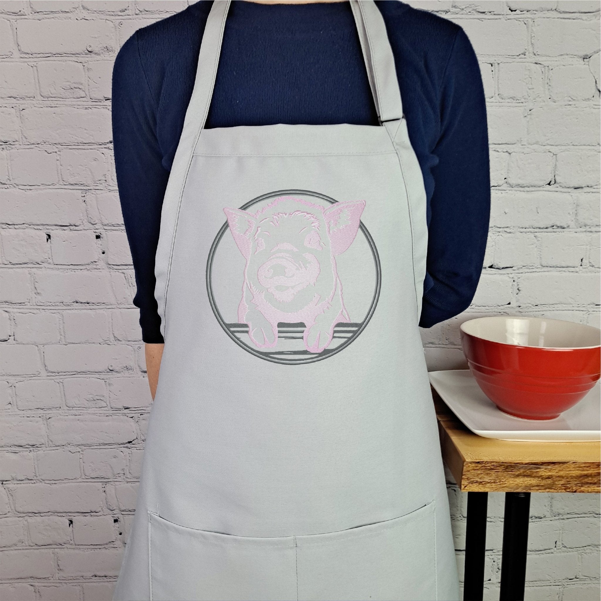 {{product_title}} – {{color}} embroidered kitchen apron