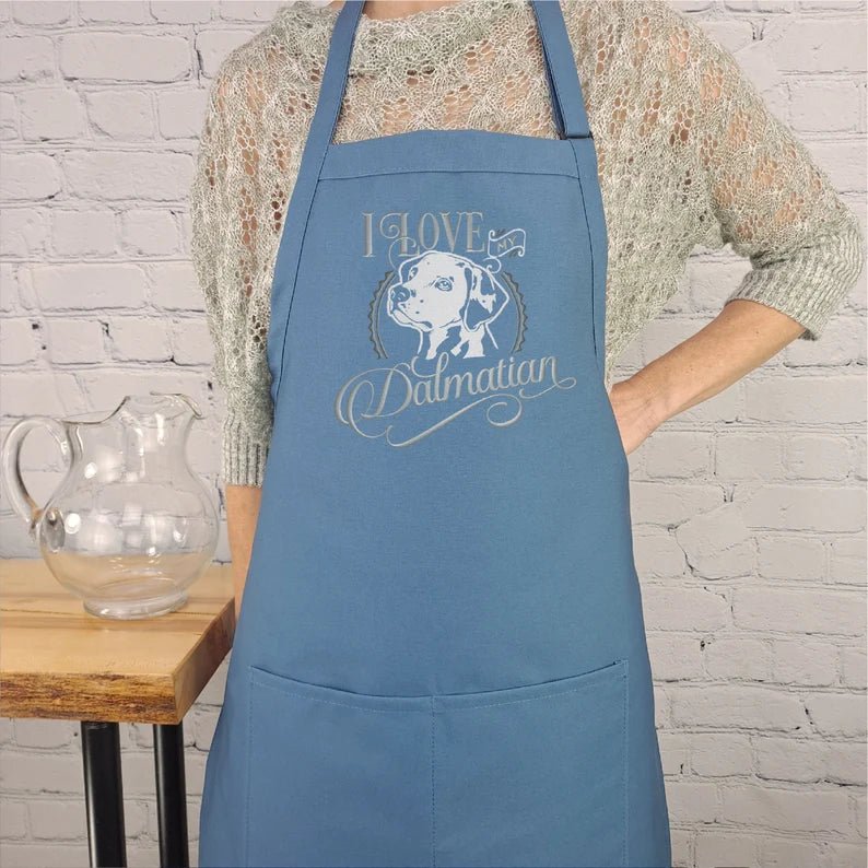 {{product_title}} – {{color}} embroidered kitchen apron