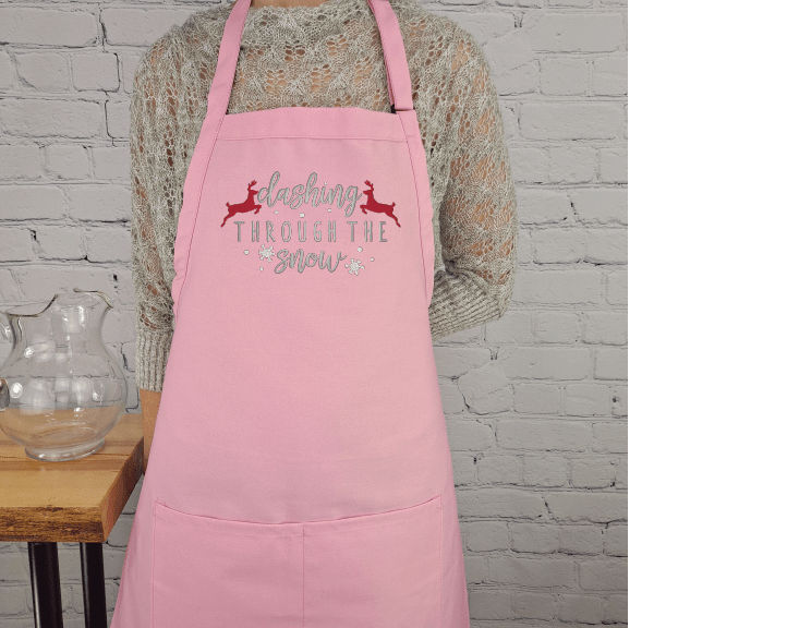 {{product_title}} – {{color}} embroidered kitchen apron