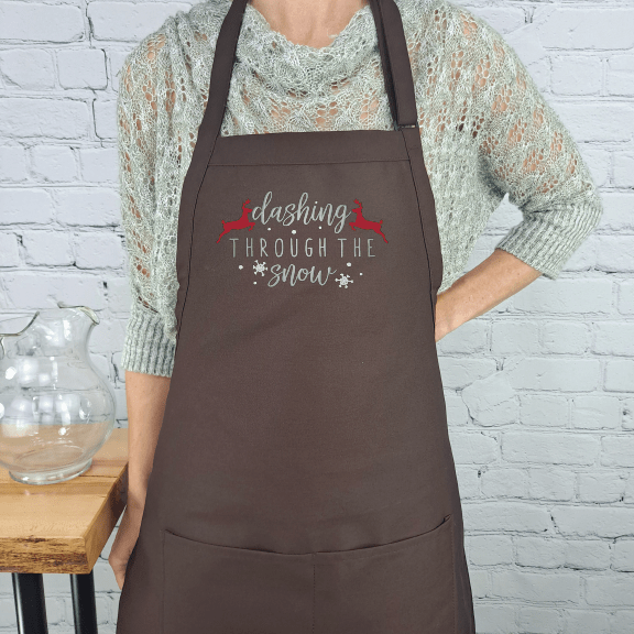 {{product_title}} – {{color}} embroidered kitchen apron
