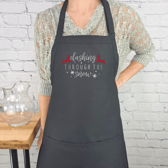 {{product_title}} – {{color}} embroidered kitchen apron