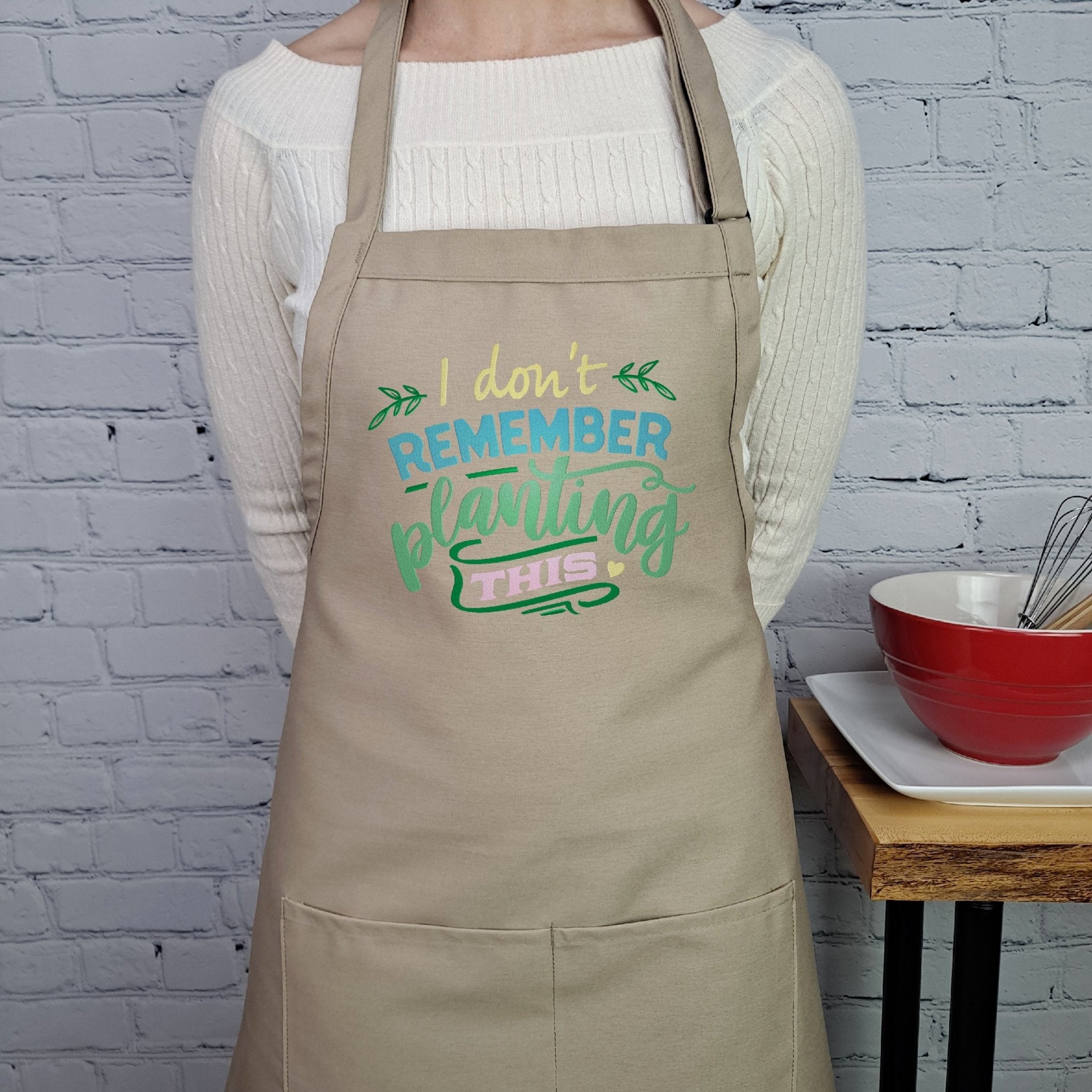 {{product_title}} – {{color}} embroidered kitchen apron