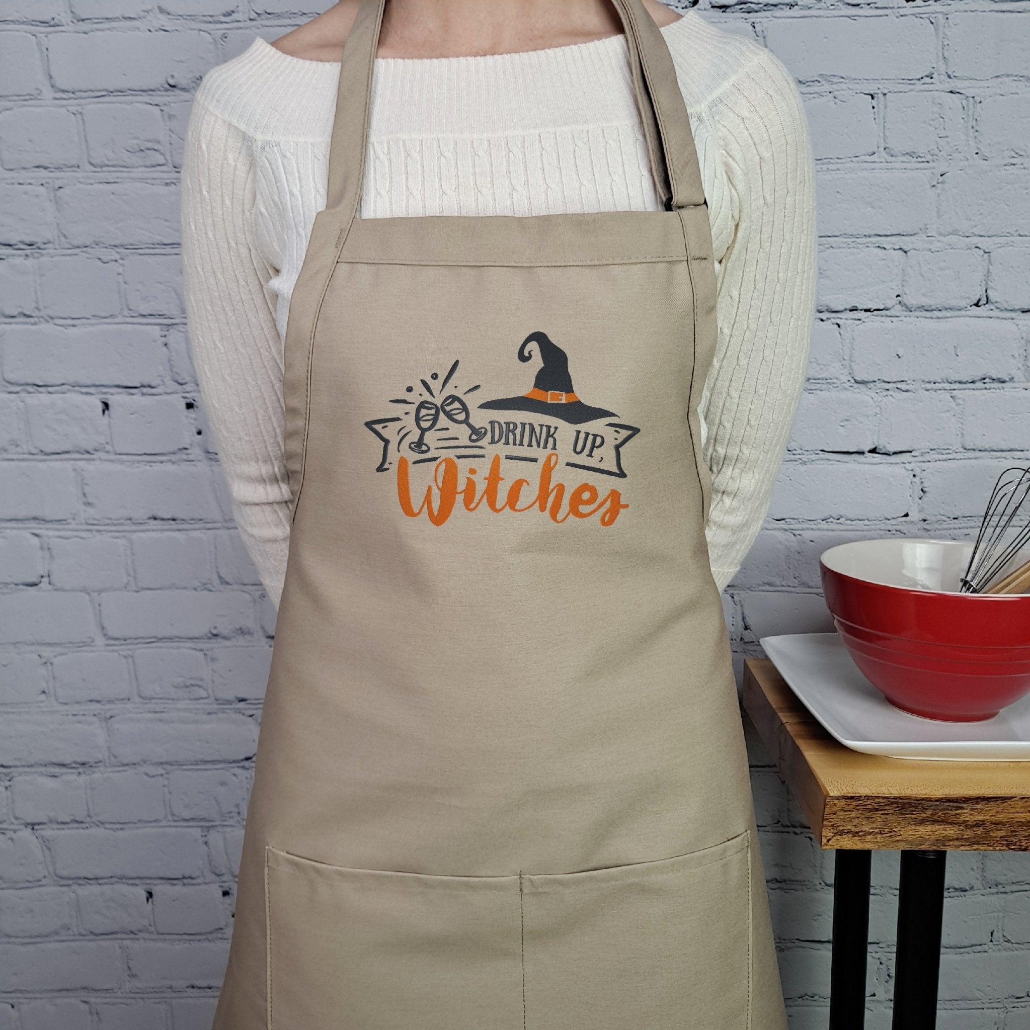 {{product_title}} – {{color}} embroidered kitchen apron