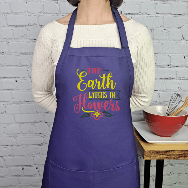 {{product_title}} – {{color}} embroidered kitchen apron