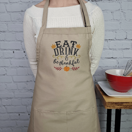 {{product_title}} – {{color}} embroidered kitchen apron
