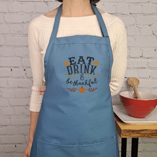 {{product_title}} – {{color}} embroidered kitchen apron
