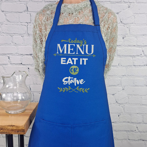 {{product_title}} – {{color}} embroidered kitchen apron