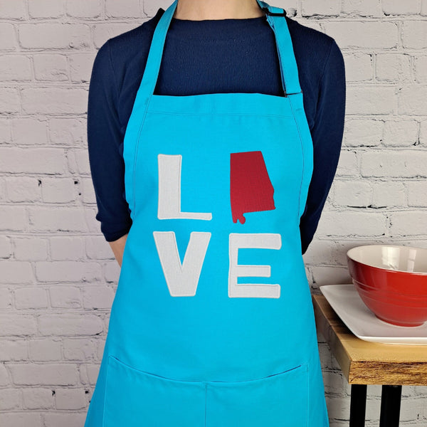 {{product_title}} – {{color}} embroidered kitchen apron