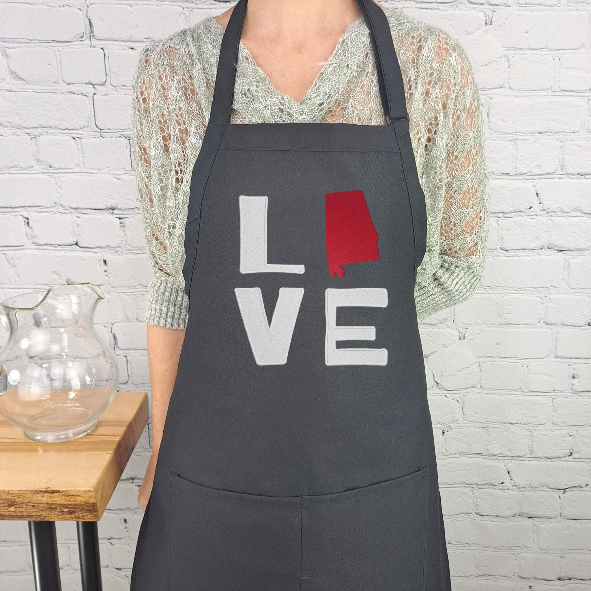 {{product_title}} – {{color}} embroidered kitchen apron