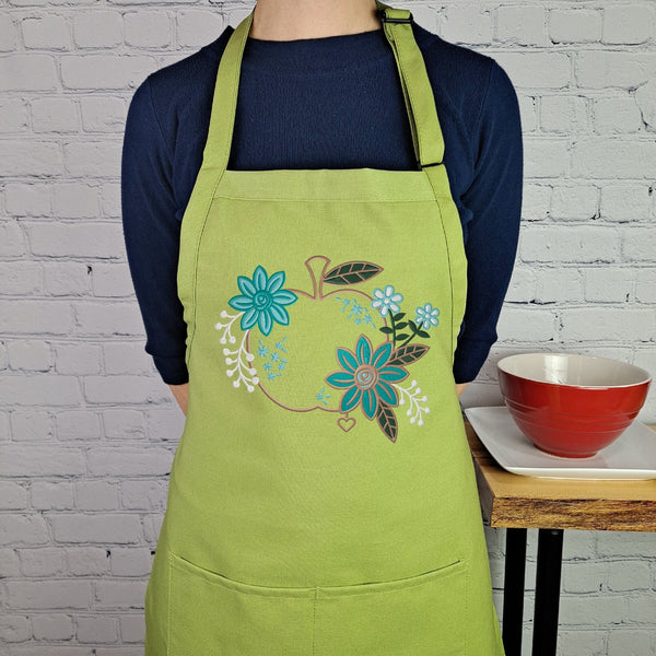 {{product_title}} – {{color}} embroidered kitchen apron