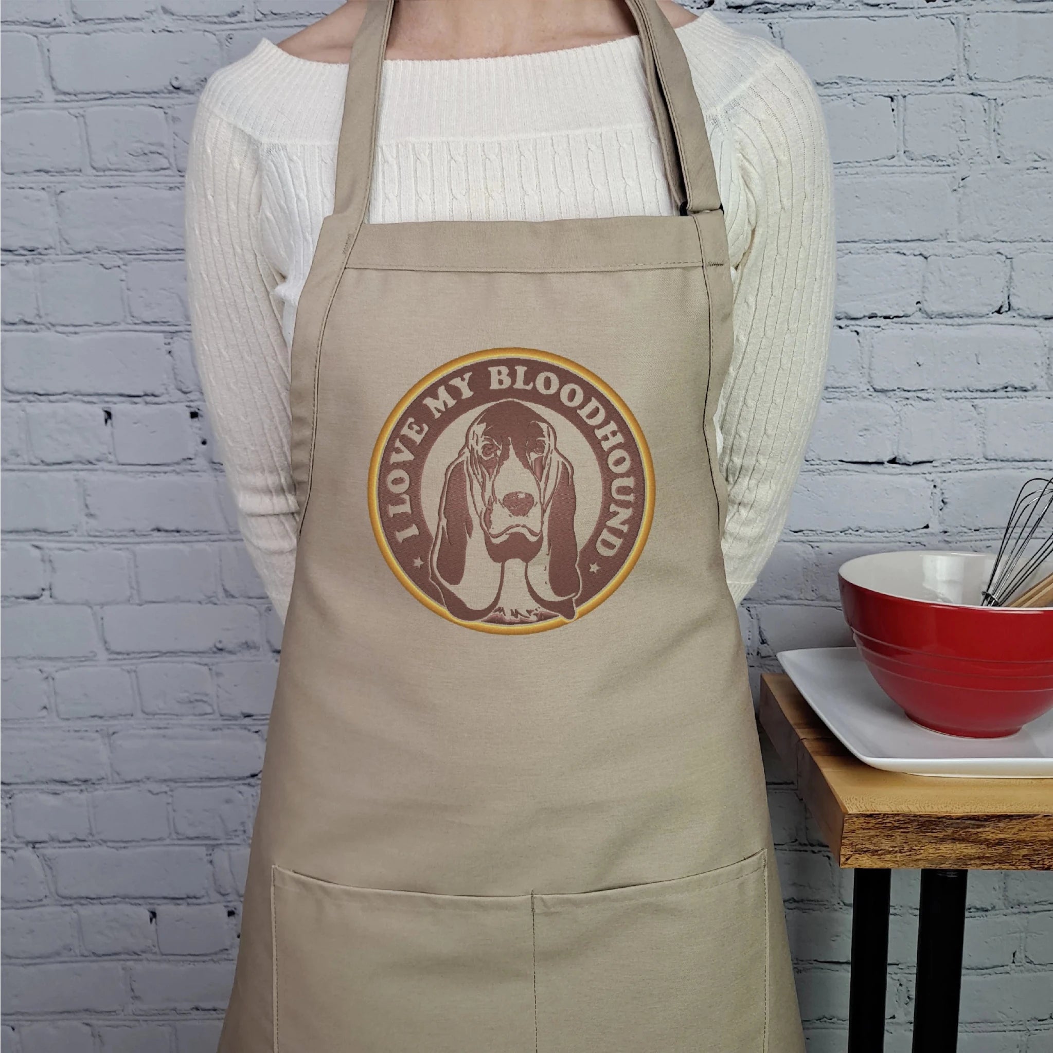 {{product_title}} – {{color}} embroidered kitchen apron