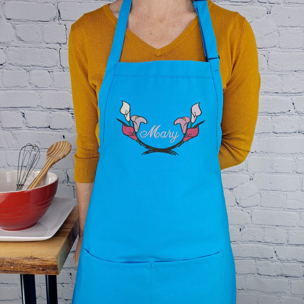 {{product_title}} – {{color}} embroidered kitchen apron