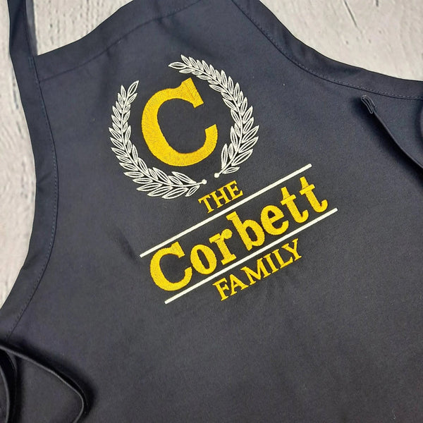 {{product_title}} – {{color}} embroidered kitchen apron