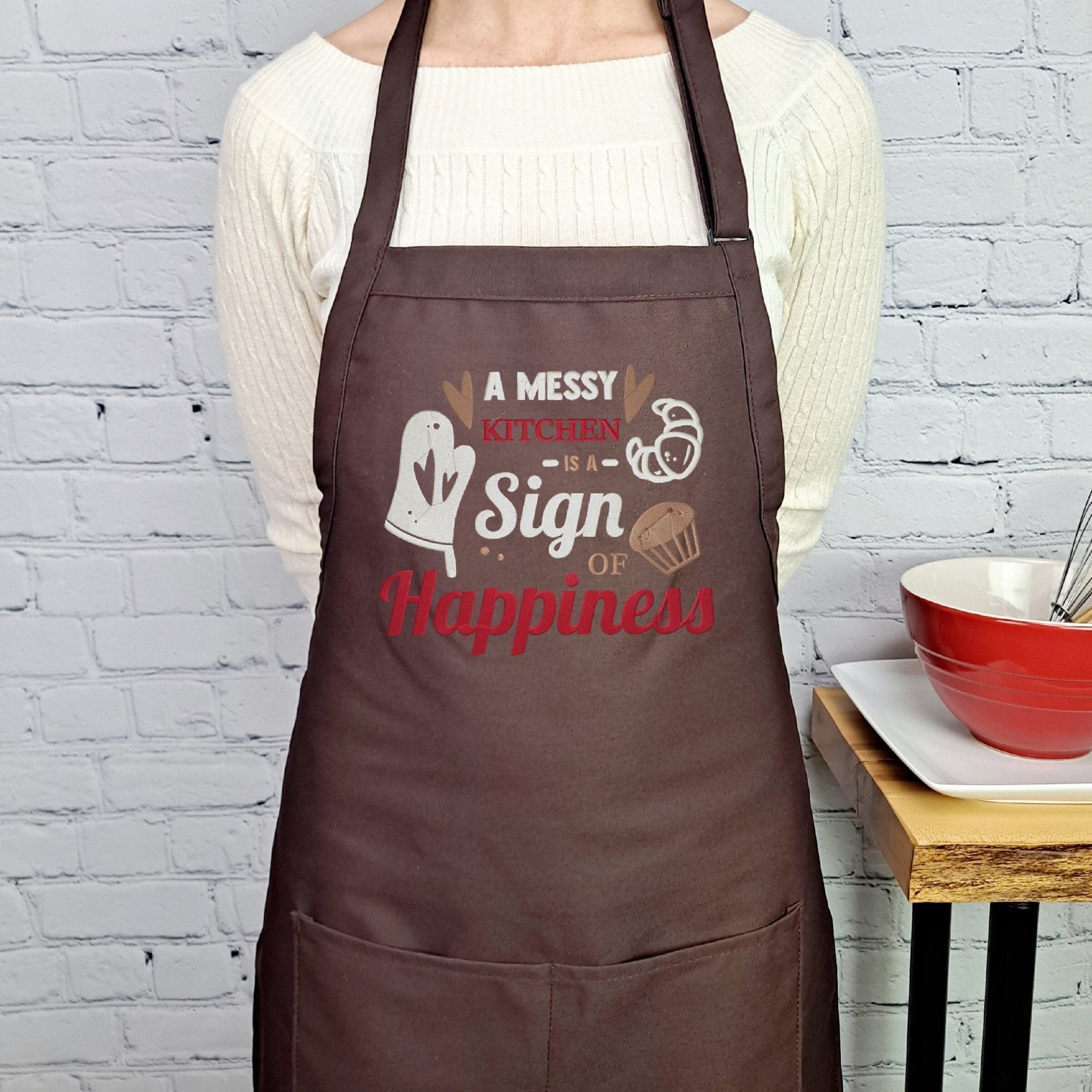 {{product_title}} – {{color}} embroidered kitchen apron