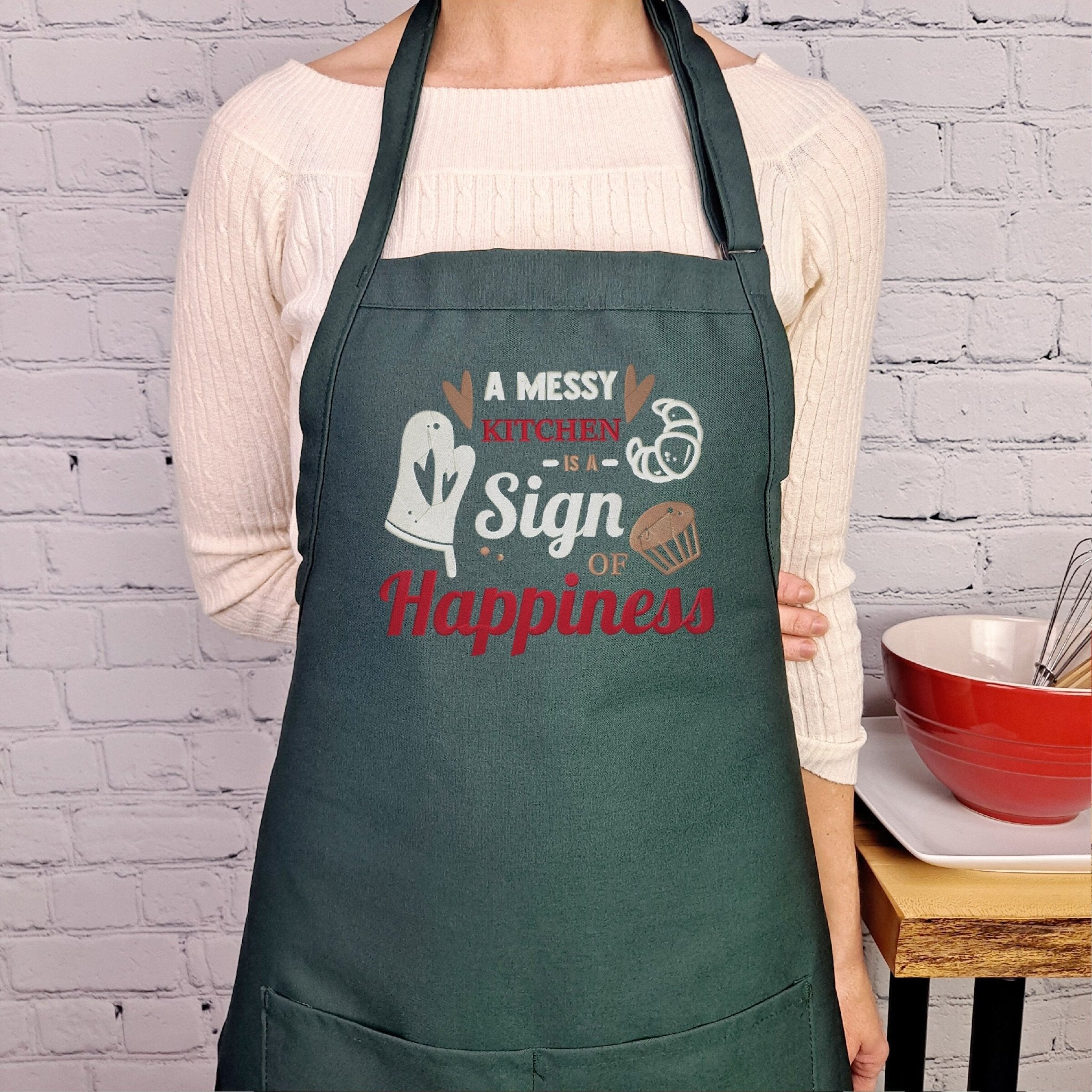 {{product_title}} – {{color}} embroidered kitchen apron