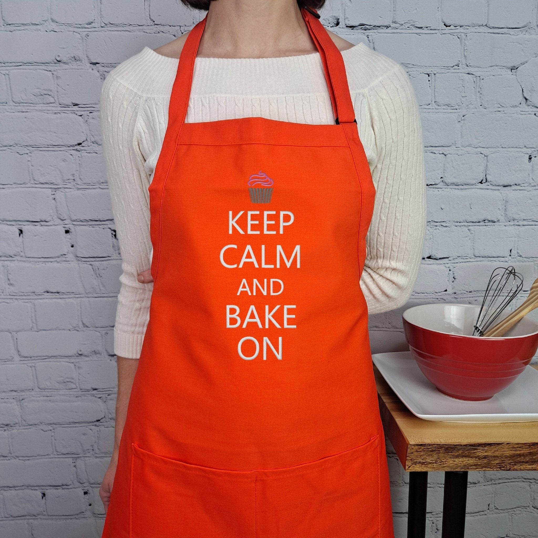 {{product_title}} – {{color}} embroidered kitchen apron