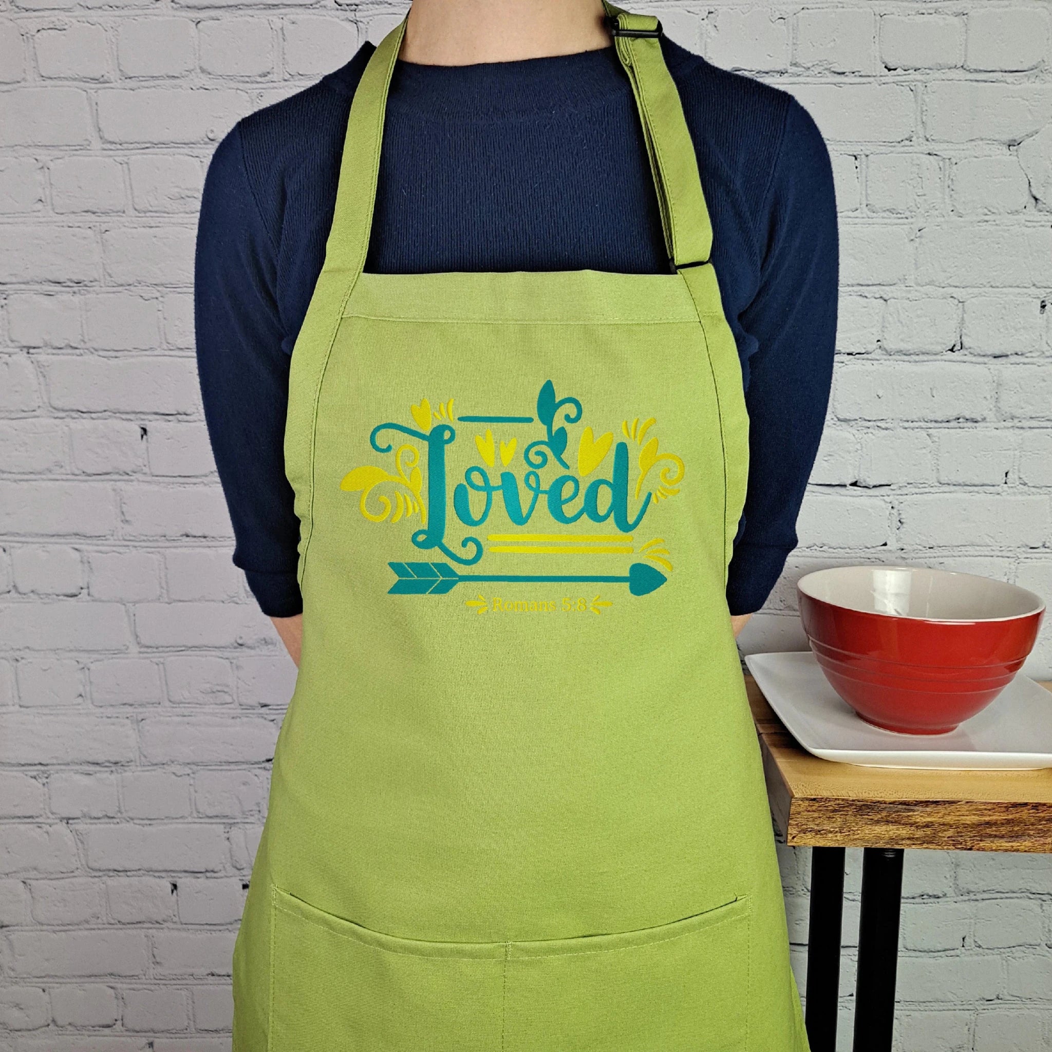 {{product_title}} – {{color}} embroidered kitchen apron