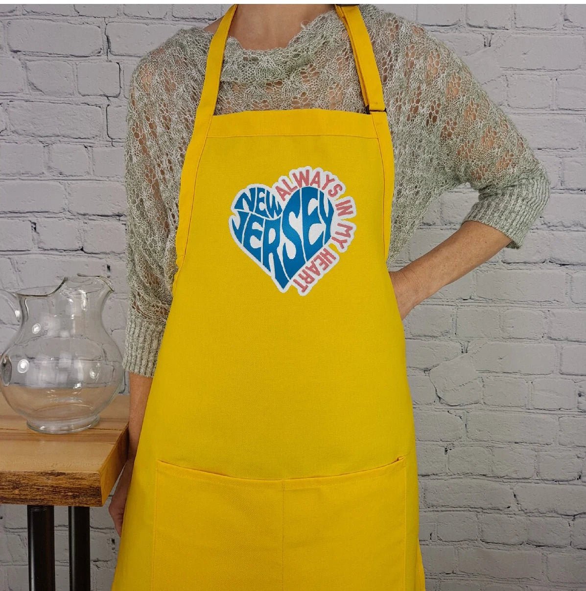 {{product_title}} – {{color}} embroidered kitchen apron