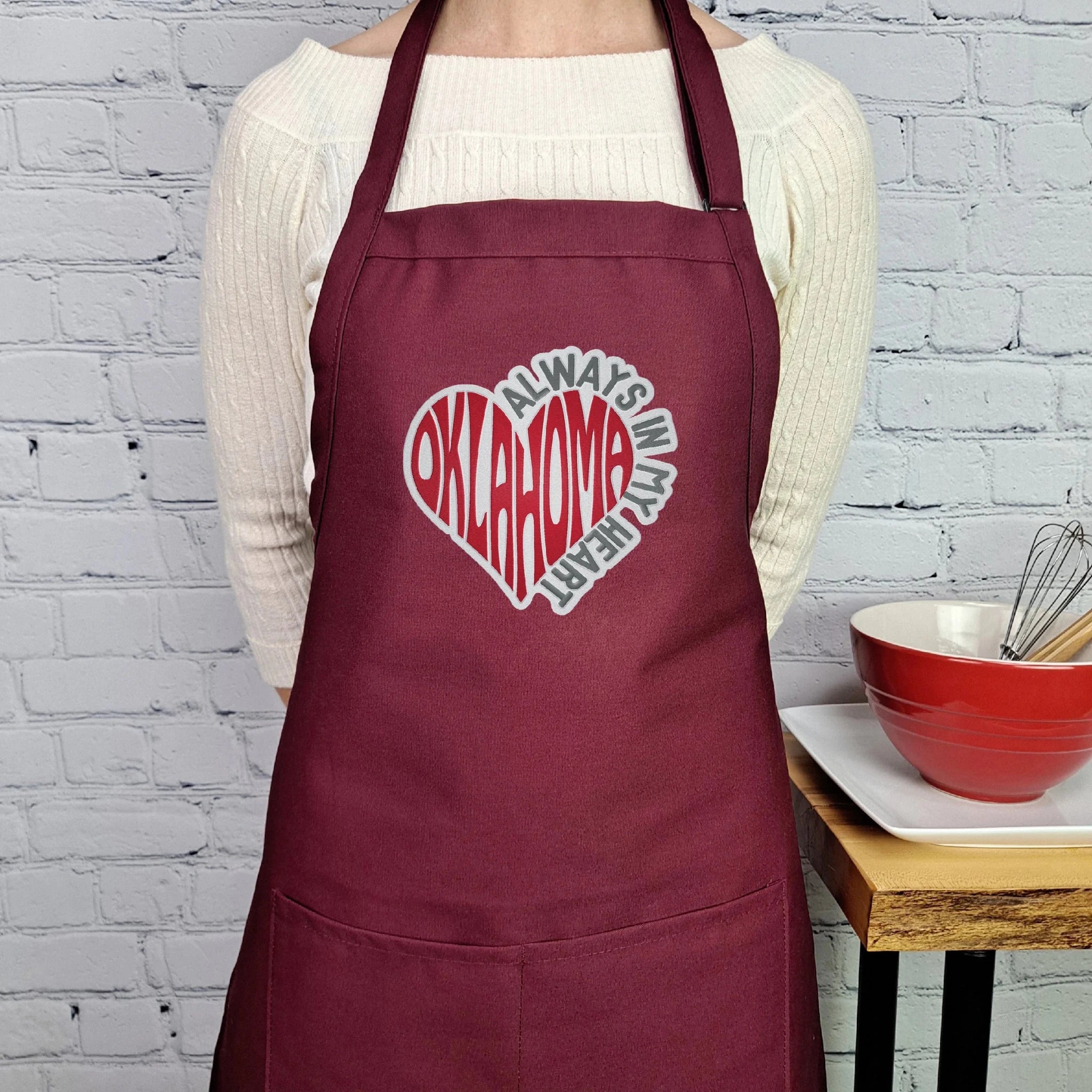 {{product_title}} – {{color}} embroidered kitchen apron