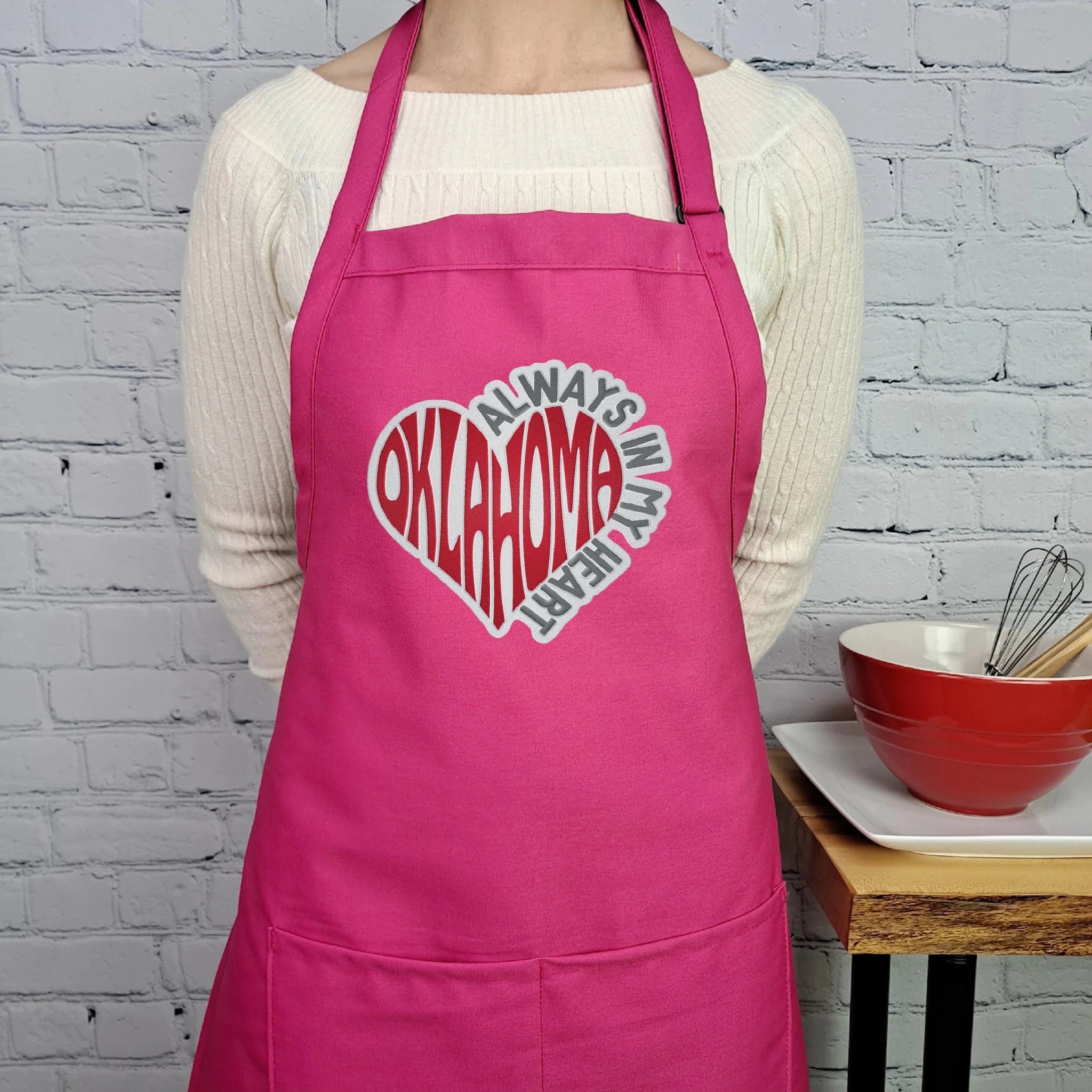 {{product_title}} – {{color}} embroidered kitchen apron