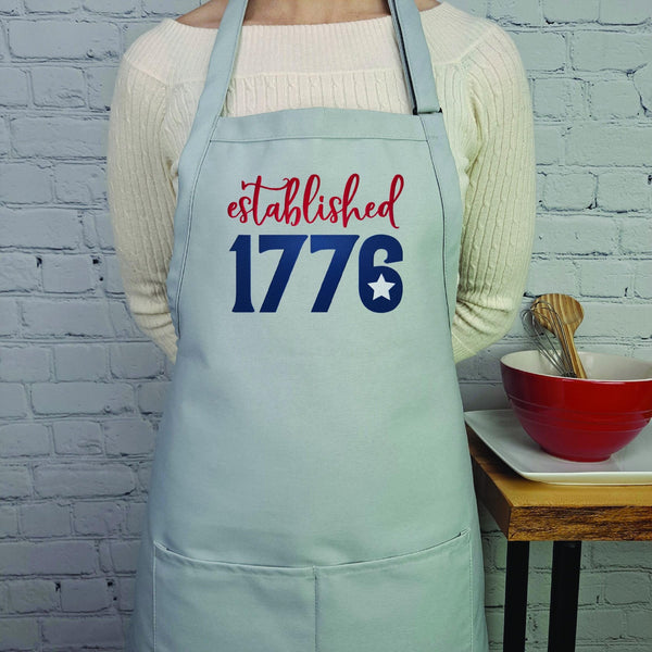 {{product_title}} – {{color}} embroidered kitchen apron