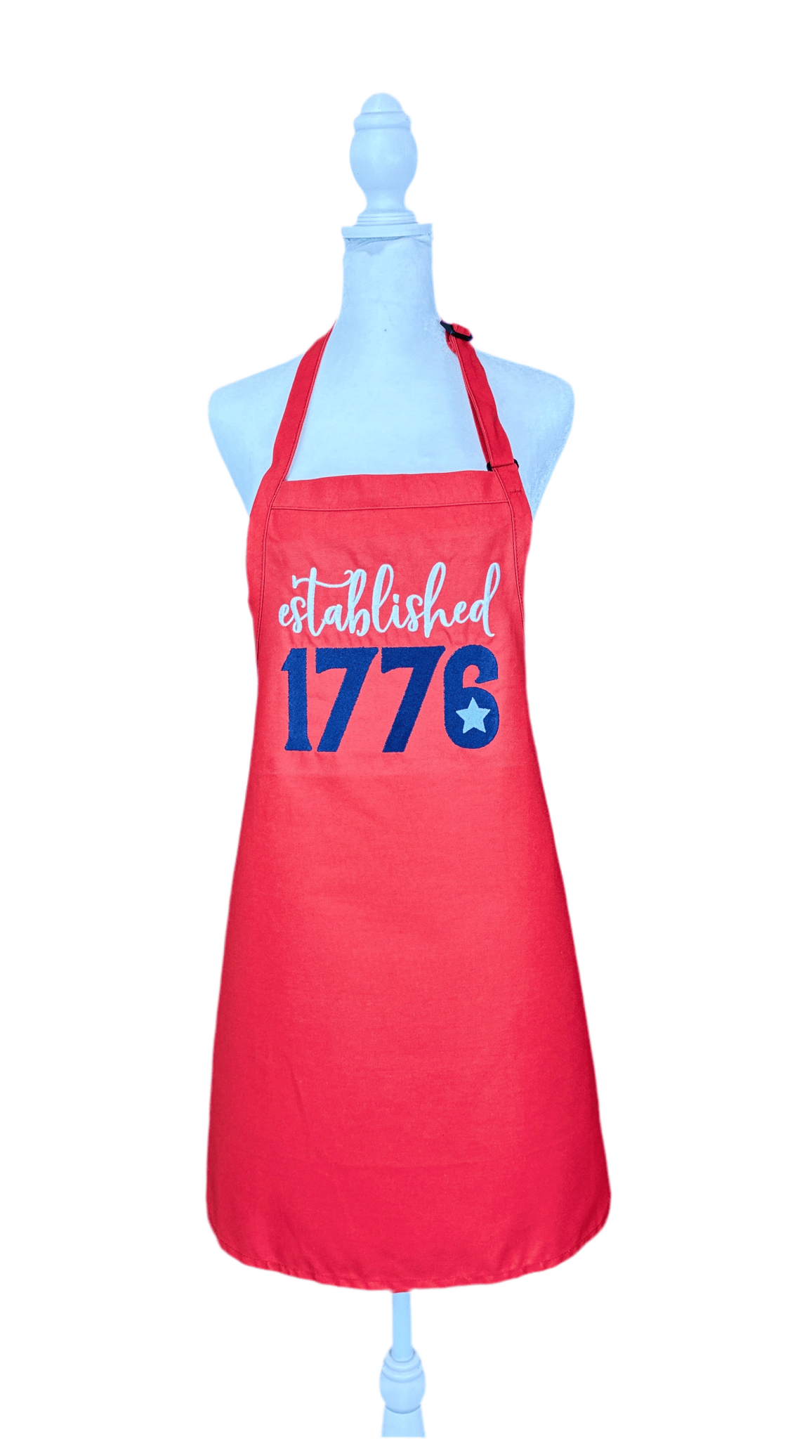 {{product_title}} – {{color}} embroidered kitchen apron