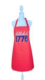 {{product_title}} – {{color}} embroidered kitchen apron