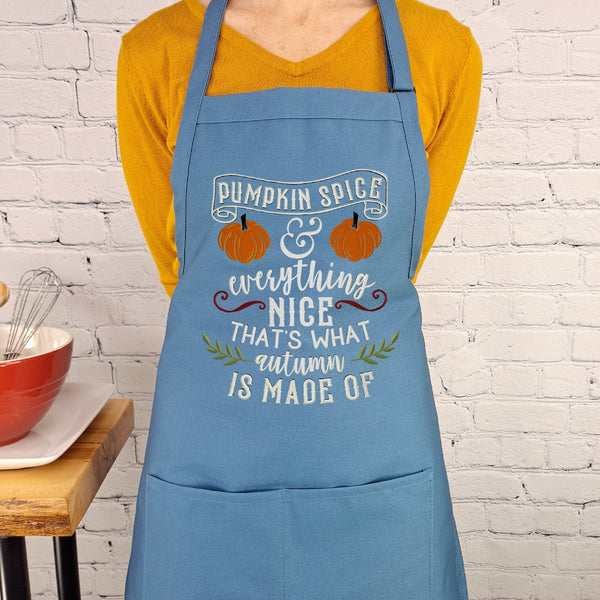 {{product_title}} – {{color}} embroidered kitchen apron