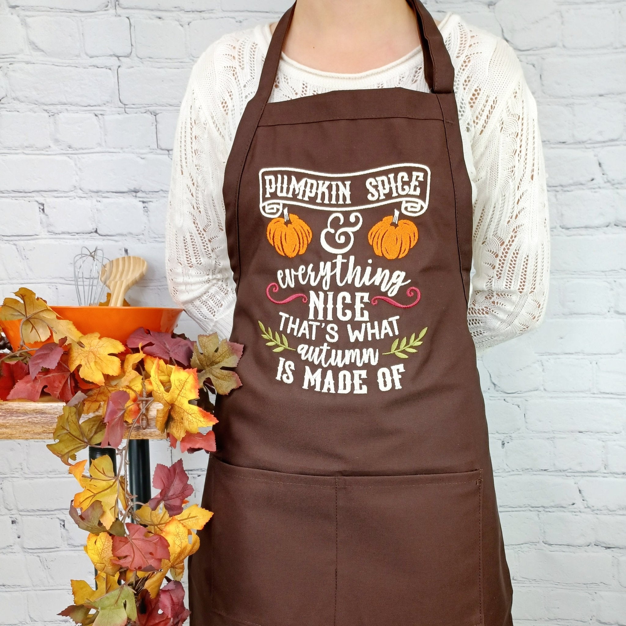 {{product_title}} – {{color}} embroidered kitchen apron