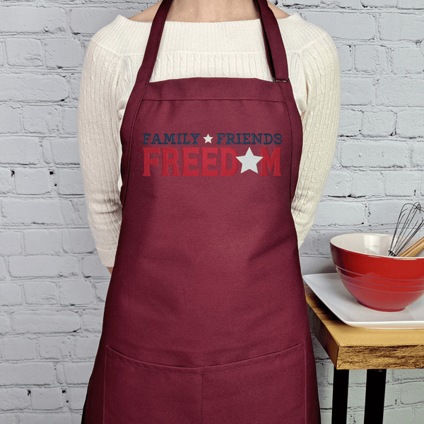 {{product_title}} – {{color}} embroidered kitchen apron