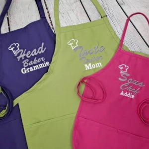 {{product_title}} – {{color}} embroidered kitchen apron