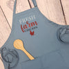 {{product_title}} – {{color}} embroidered kitchen apron