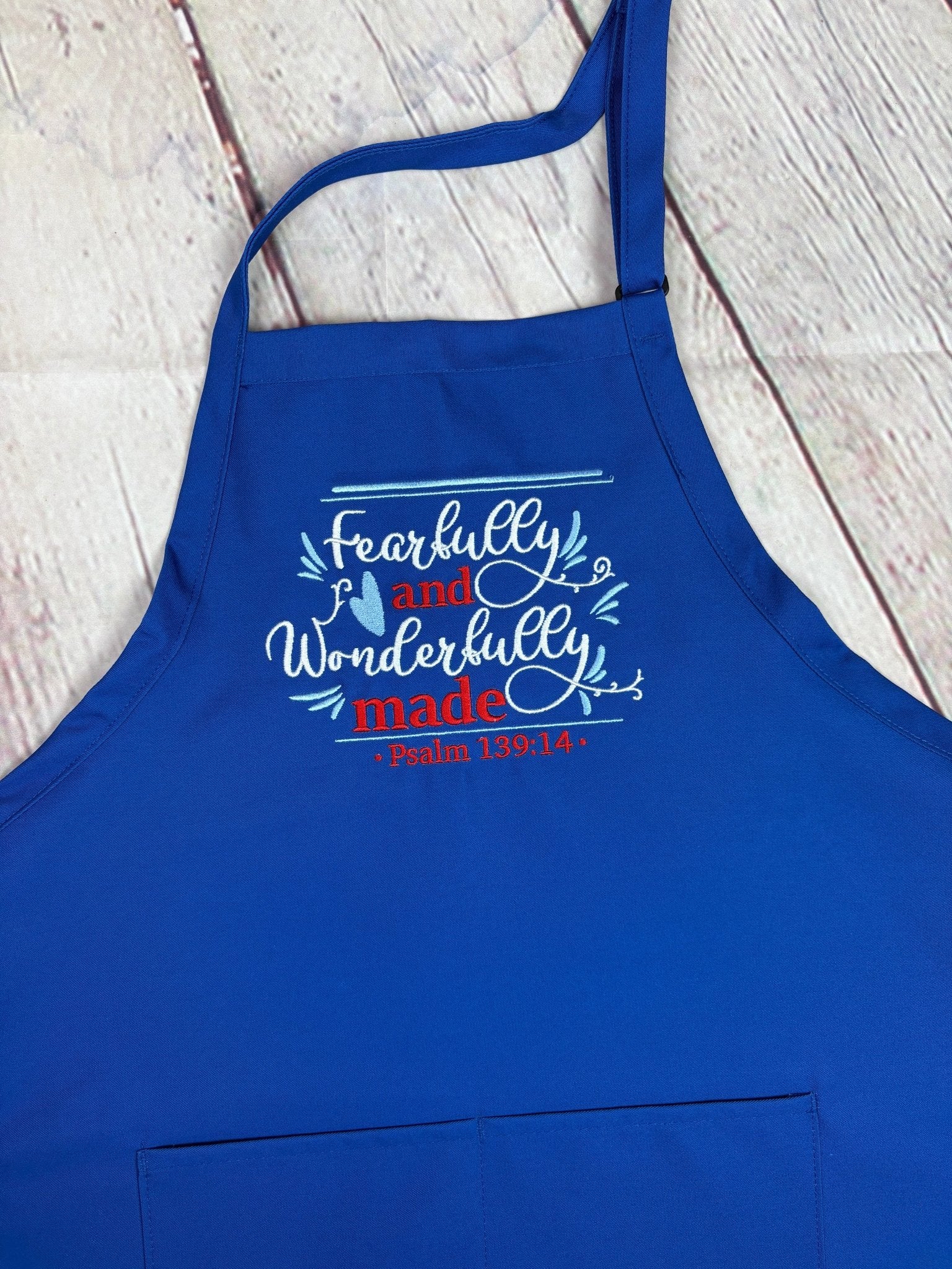 {{product_title}} – {{color}} embroidered kitchen apron
