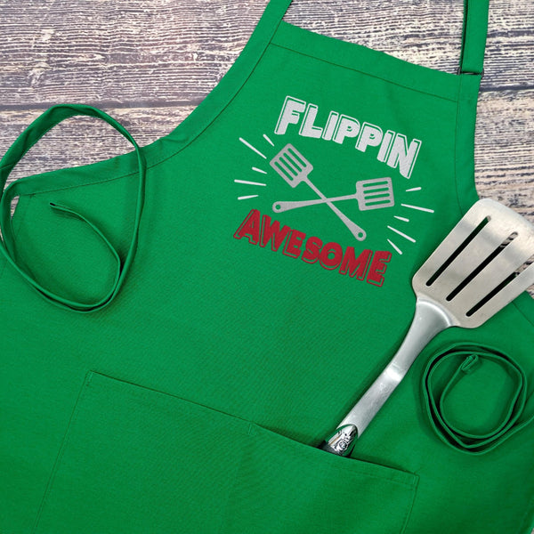 {{product_title}} – {{color}} embroidered kitchen apron