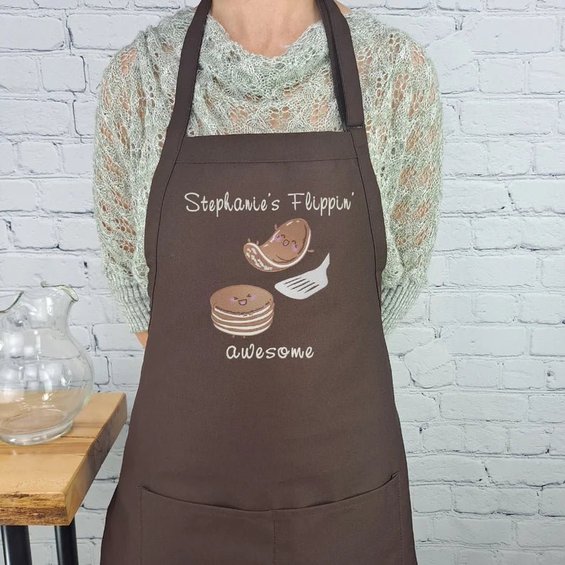 {{product_title}} – {{color}} embroidered kitchen apron