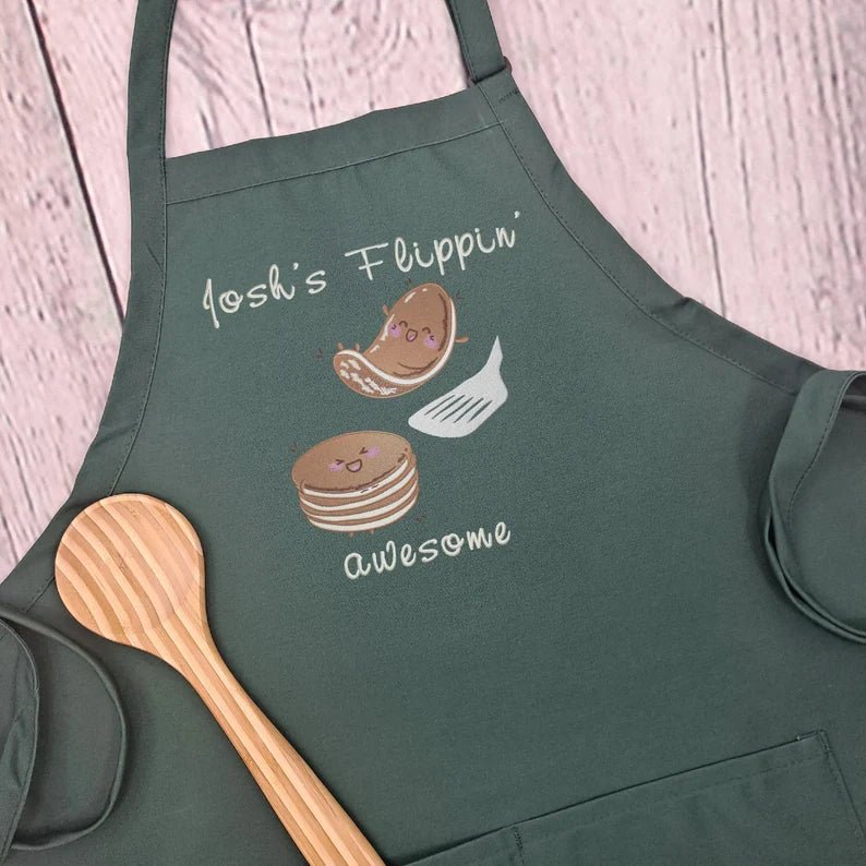 {{product_title}} – {{color}} embroidered kitchen apron