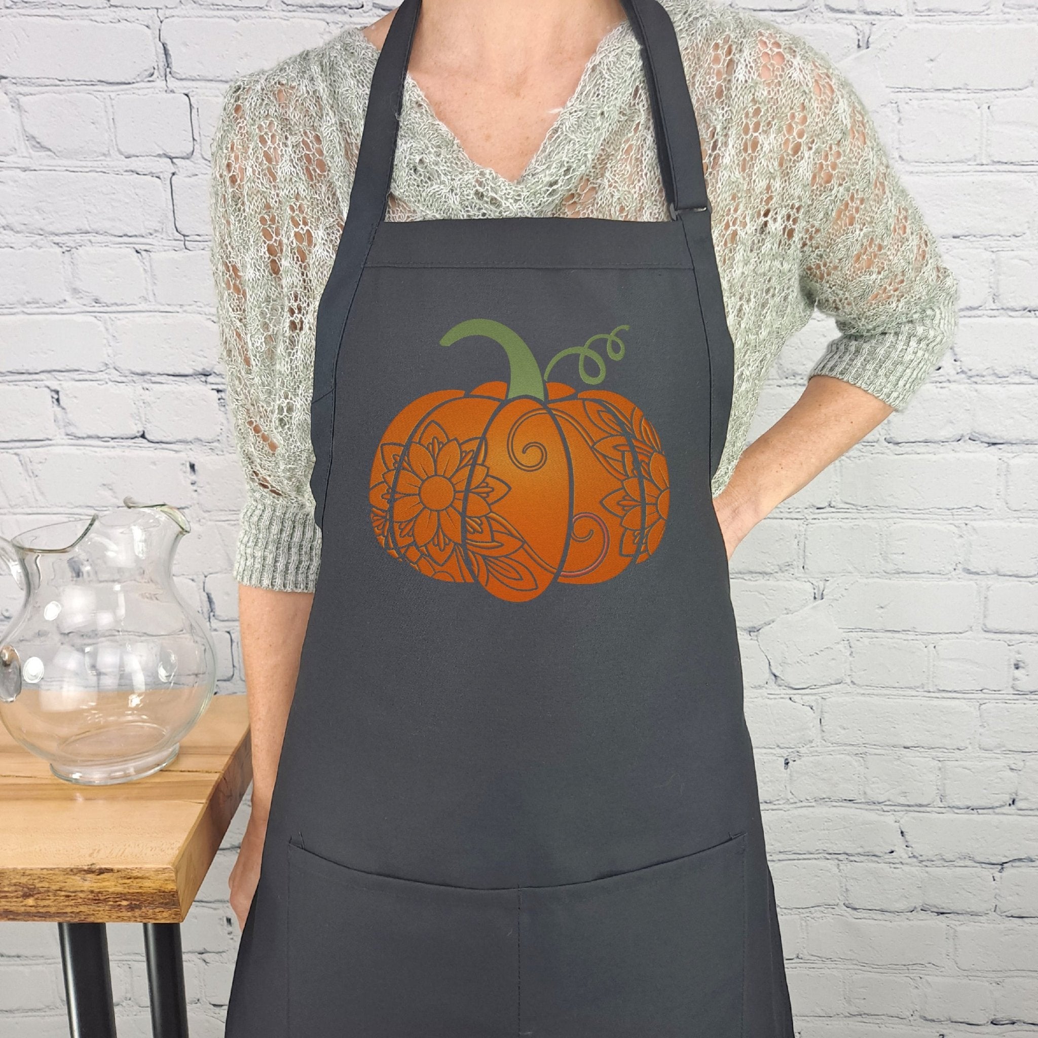 {{product_title}} – {{color}} embroidered kitchen apron