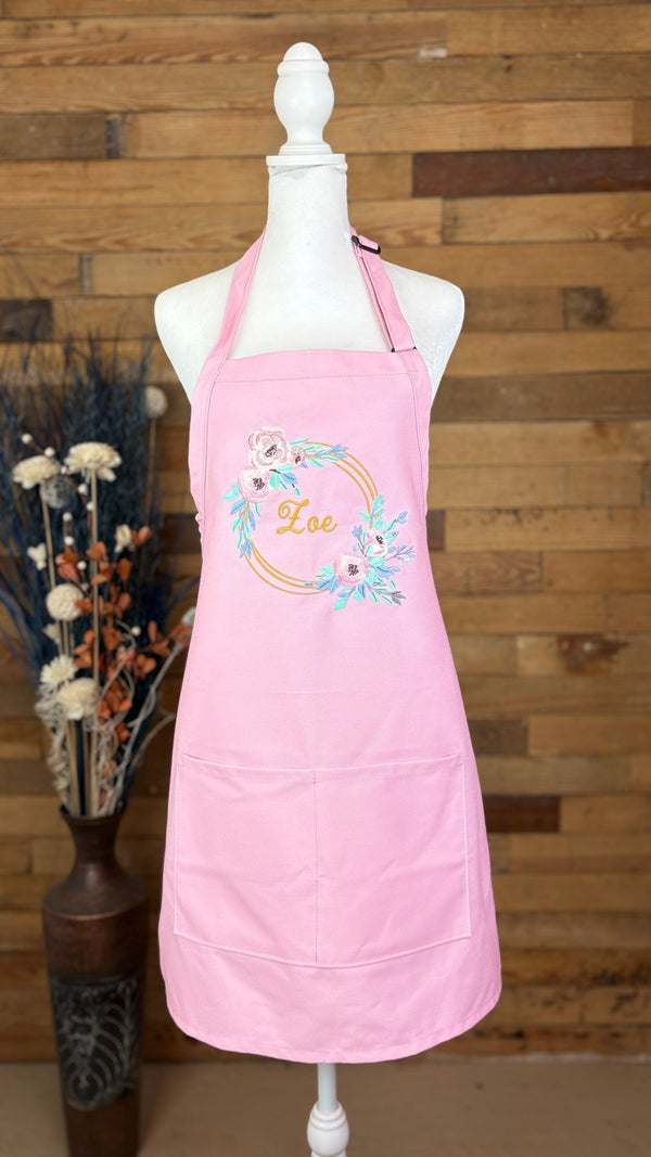 {{product_title}} – {{color}} embroidered kitchen apron