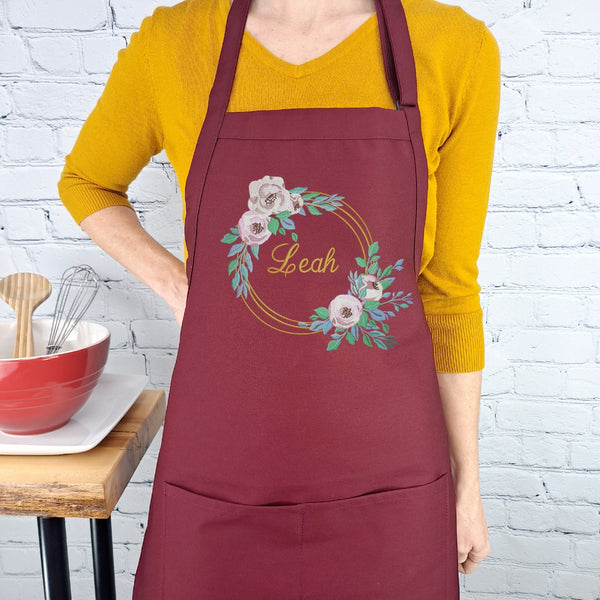 {{product_title}} – {{color}} embroidered kitchen apron
