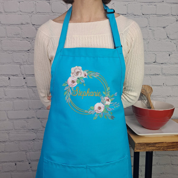{{product_title}} – {{color}} embroidered kitchen apron
