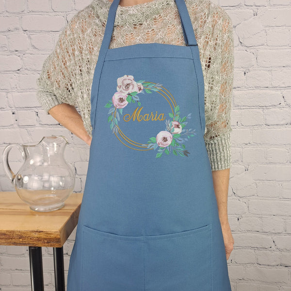 {{product_title}} – {{color}} embroidered kitchen apron