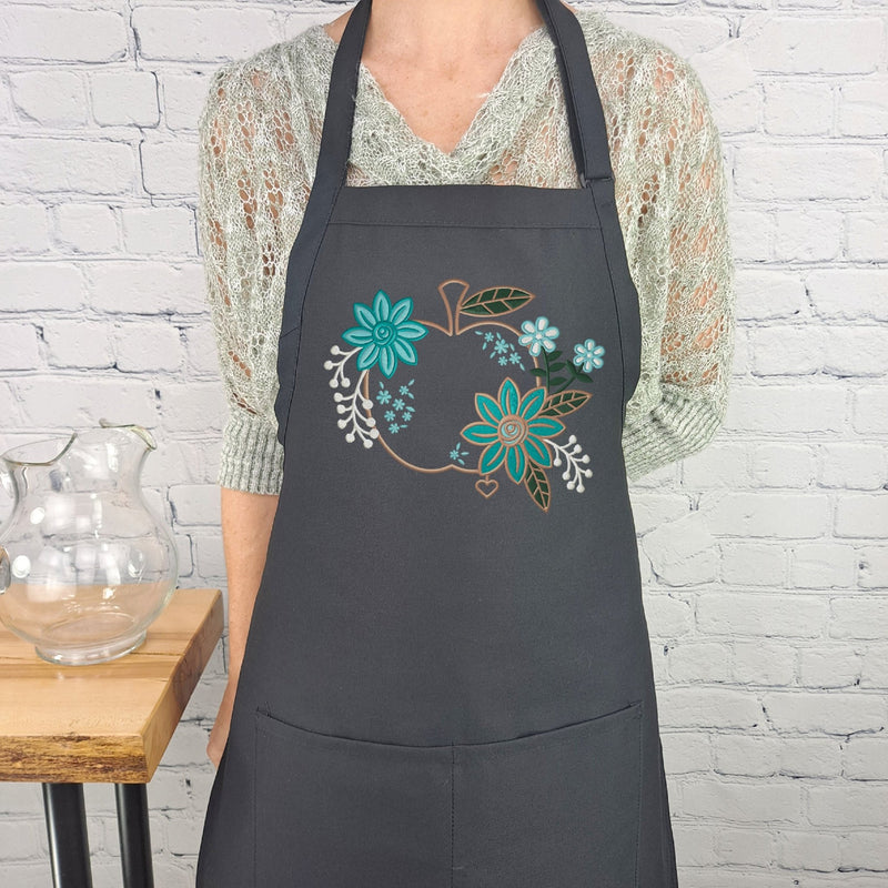 {{product_title}} – {{color}} embroidered kitchen apron