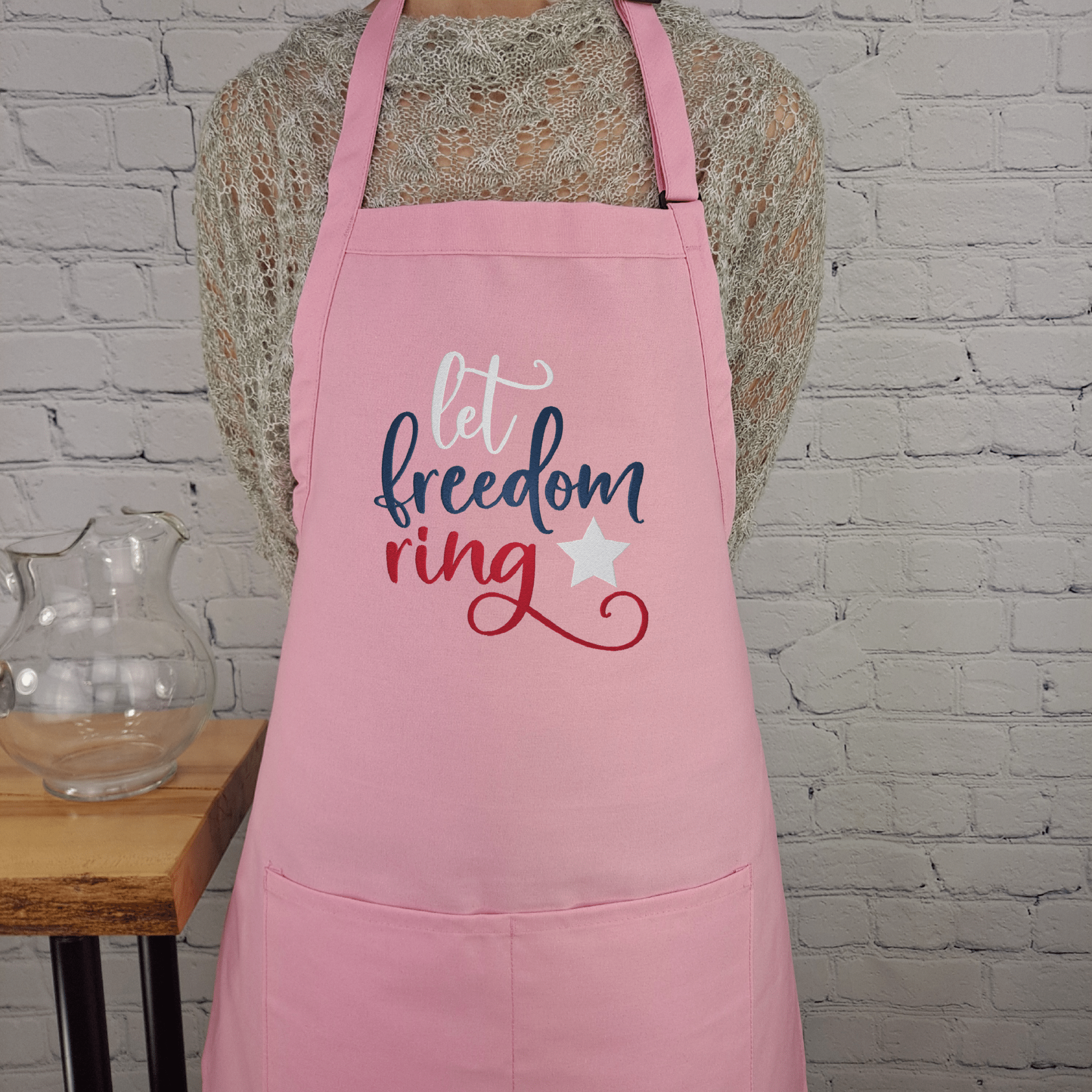 {{product_title}} – {{color}} embroidered kitchen apron