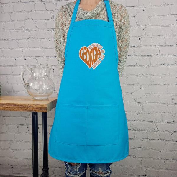 {{product_title}} – {{color}} embroidered kitchen apron
